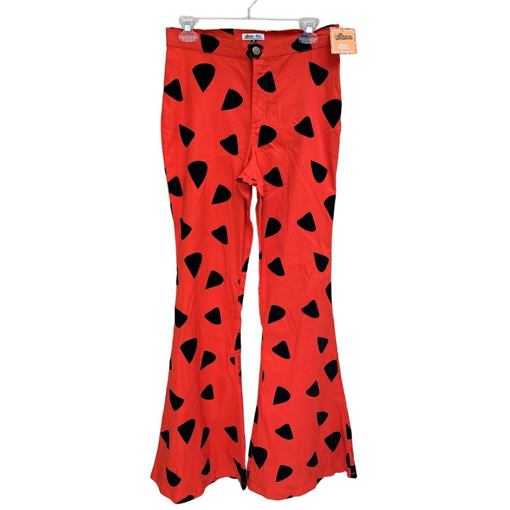 NWT Flintstones Flare Pants By Smack Parlour Size M TALL (A7)